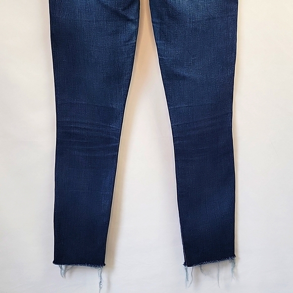 Madewell Jeans 9" High Rise Button Fly Frayed Cuffs Size 27T - Picture 5 of 13